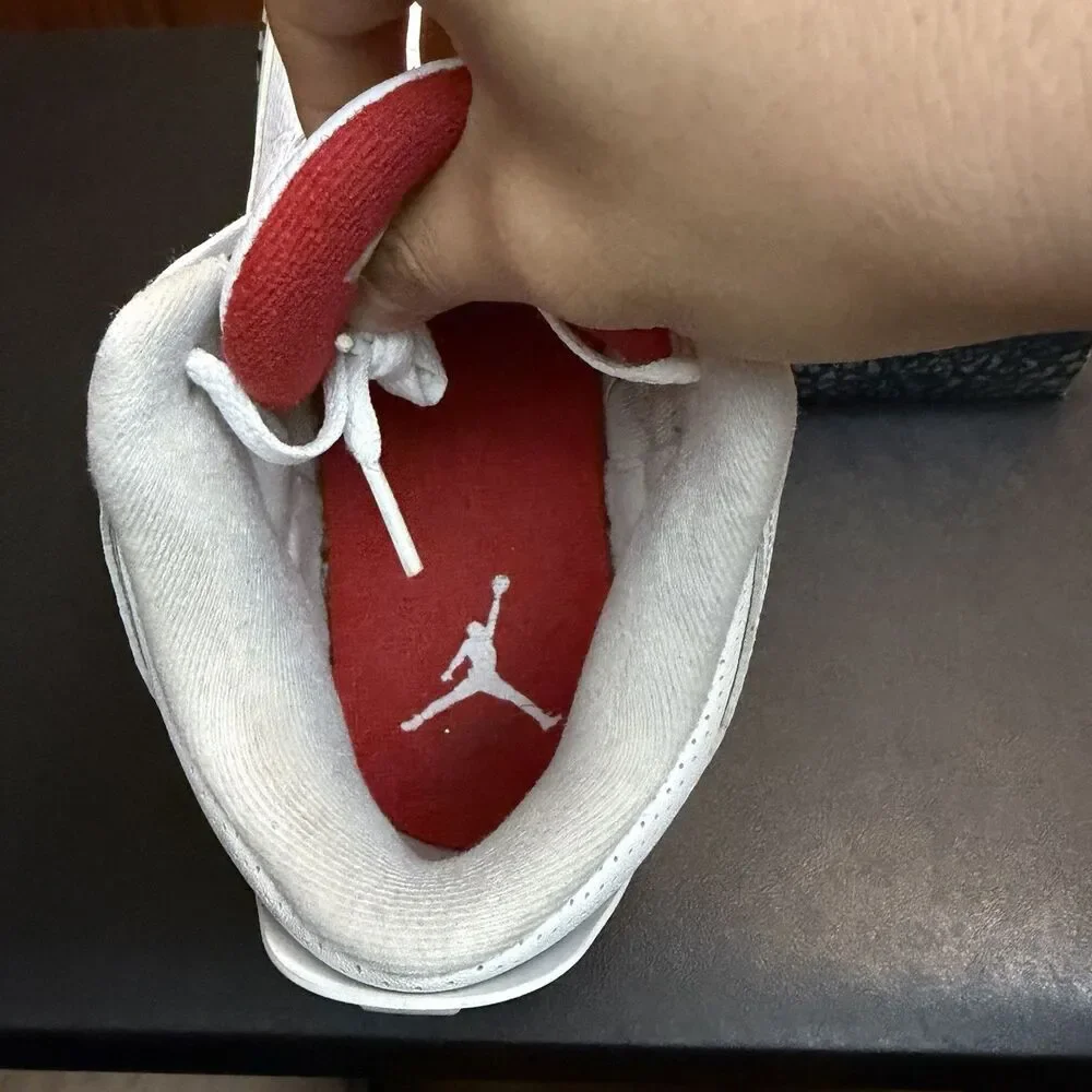 Jordan 3 Katrina Hall Of Fame Size 9.5 Men (136064-116) OG Box White Cement
